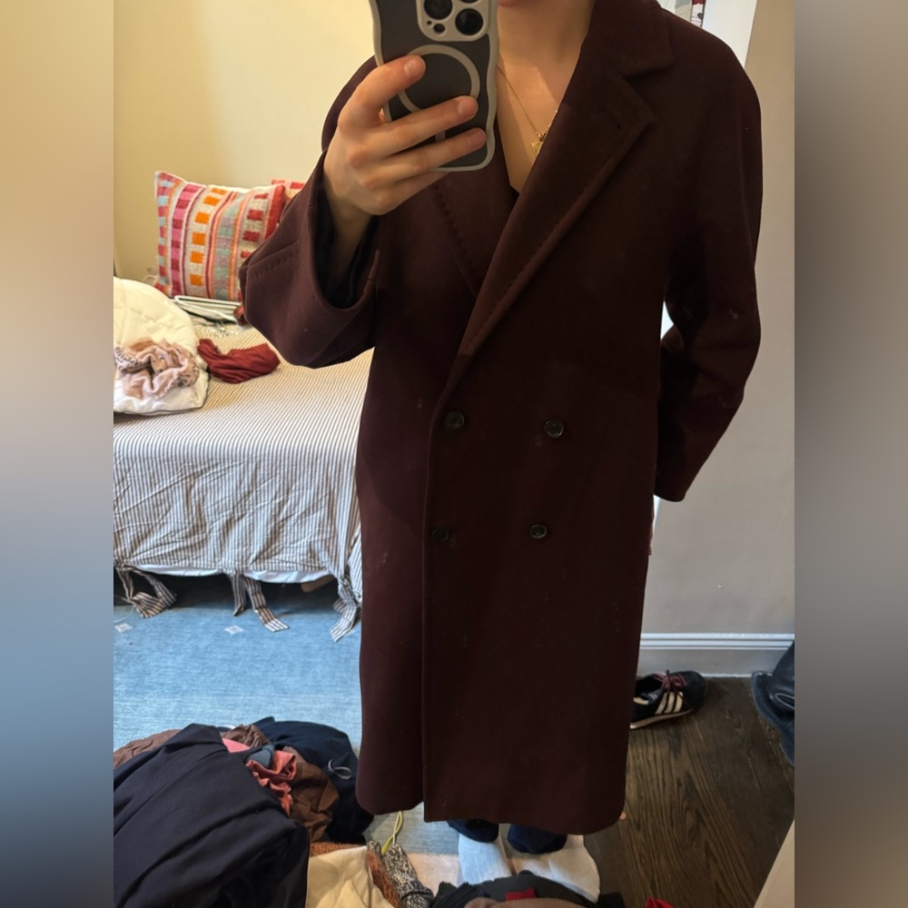 Aritzia 100% wool/cashmere sloane slouch coat - Picture 3 of 9